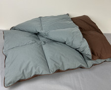 Restoration Hardware Baby Toddler Feather Down Comforter Reversible 39  x 58  