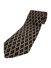 Chloe Silk Necktie Black All-over Pattern Men's