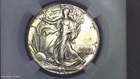 1941 Walking Liberty Half *SOLID GEM / AU++/BU Strong LUSTER, Repunched Date RPD
