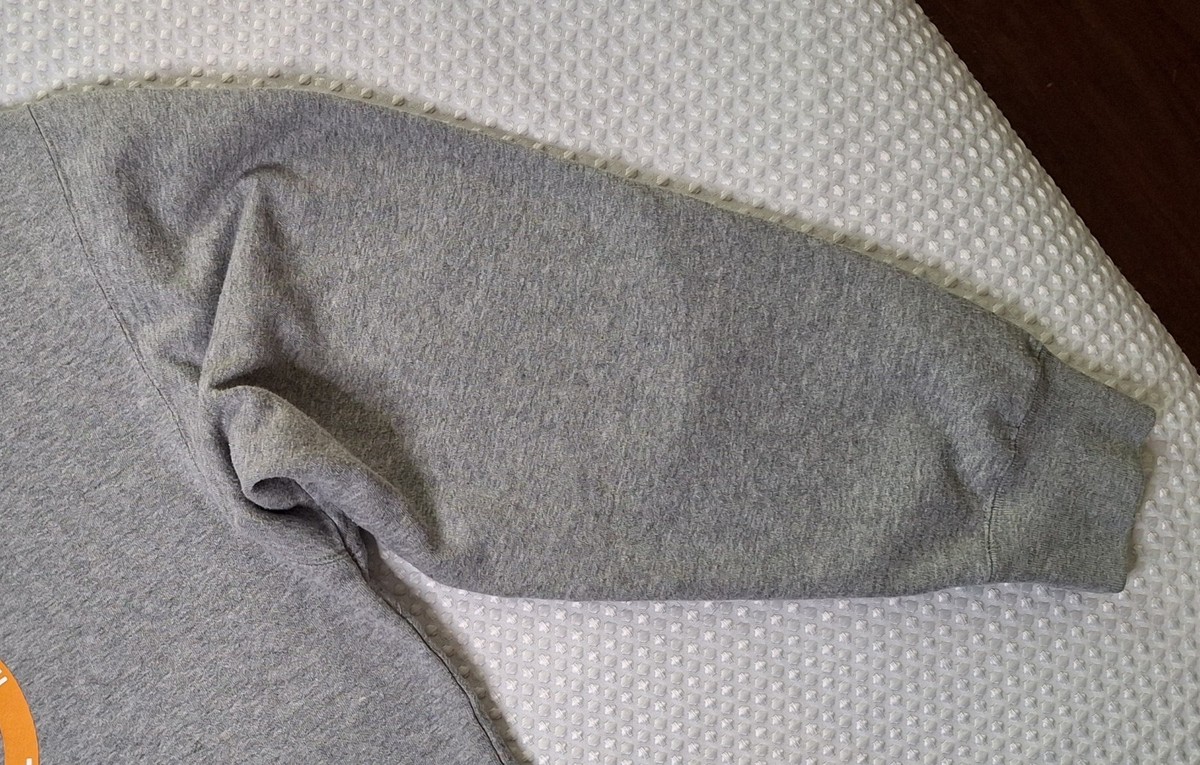 Vintage Fossil Brand Grey Cotton Blend Pullover Sweater Size M Y2K View 4