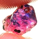 RARE BI-COLOR SAPPHIRE 3.65ct PINK BLUE SAPPHIRE ROUGH FACET NATURAL100% NR!