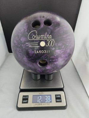 Columbia 300 White Dot 12 Lb  Bowling Ball. CB Initials