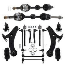 Front Cv Axle Shaft Lower Control Arm Tie Rod Sway Bar Link 16pc For Camry 07-09