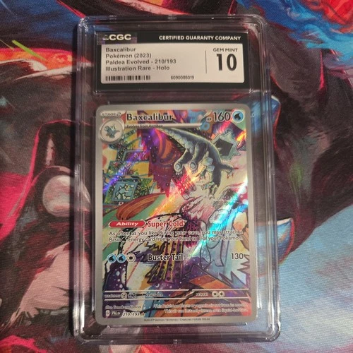 2023 Pokemon Baxcalibur 210/193 Illustration Rare Paldea Evolved CGC 10