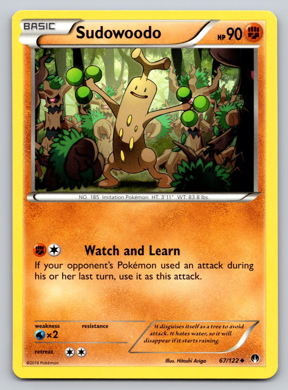Pokemon Sudowoodo 67/122 Uncommon BREAKpoint MP