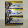 2025 Prizm Black Andre Reed Jim Kelly Thurman Thomas Triple Auto #’d /10 PTA-BUF