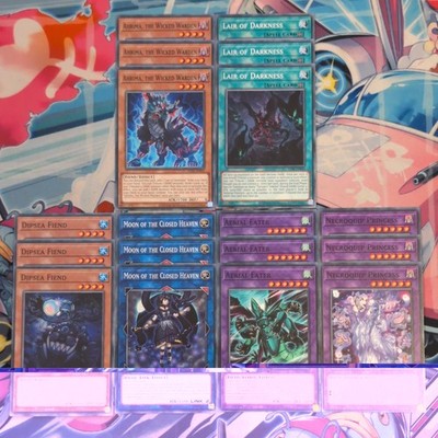 18cd Ahrima, Der böse Wächter/Höhle EGS1-DE016/032 & INFO Unterweltler Konvolut YuGiOh