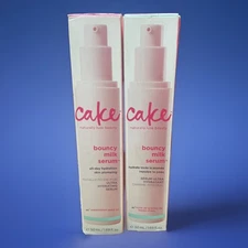 Cake Beauty Bouncy Milk Ultra Hydrating  Facial Face Serum 1.69 fl oz, Lot Of 2