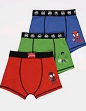 George Marvel Spidey Amazing Friends Trunks 3 Pack Size 8-9 Years
