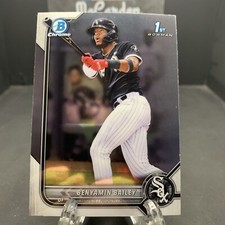 2022 Bowman Chrome Prospects Benyamin Bailey #BCP-8 Chicago White Soxs