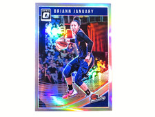 2019 Panini Donruss Basketball WNBA Briann January Optic Holo Prizm Card Mercury