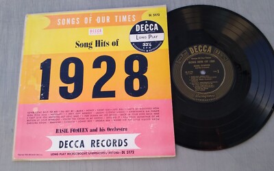 Basil Fomeen LP 10-inch Vinyl Decca Records #DL 5171 Song Hits of