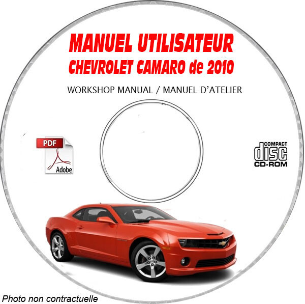 Camaro 10 - Manuel Utilisateur CDROM CHEVROLET FR Support DVD-ROM