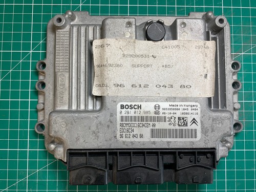 Calculateur Moteur Décodé Pour Citroën Berlingo 1.6 HDI - Référence Bosch 0281013329, Immo-off Plug & Play