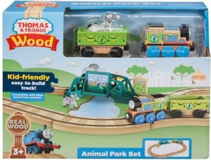 thomas and friends wood train set