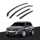 VW Tiguan MK1 2008-2016 5 Door SUV Wind Deflectors 4pc Tinted