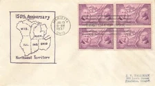 795 3c ORDINANCE OF 1787 - Roessler cachet