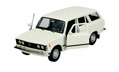 Fiat 125p Kombi Italian/Polish Car Model White Toy Diecast 1:34-1:39 Scale Welly