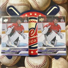 2023-24 Upper Deck Series 2 #491 Hunter Shepard Young Guns RC QTY 2