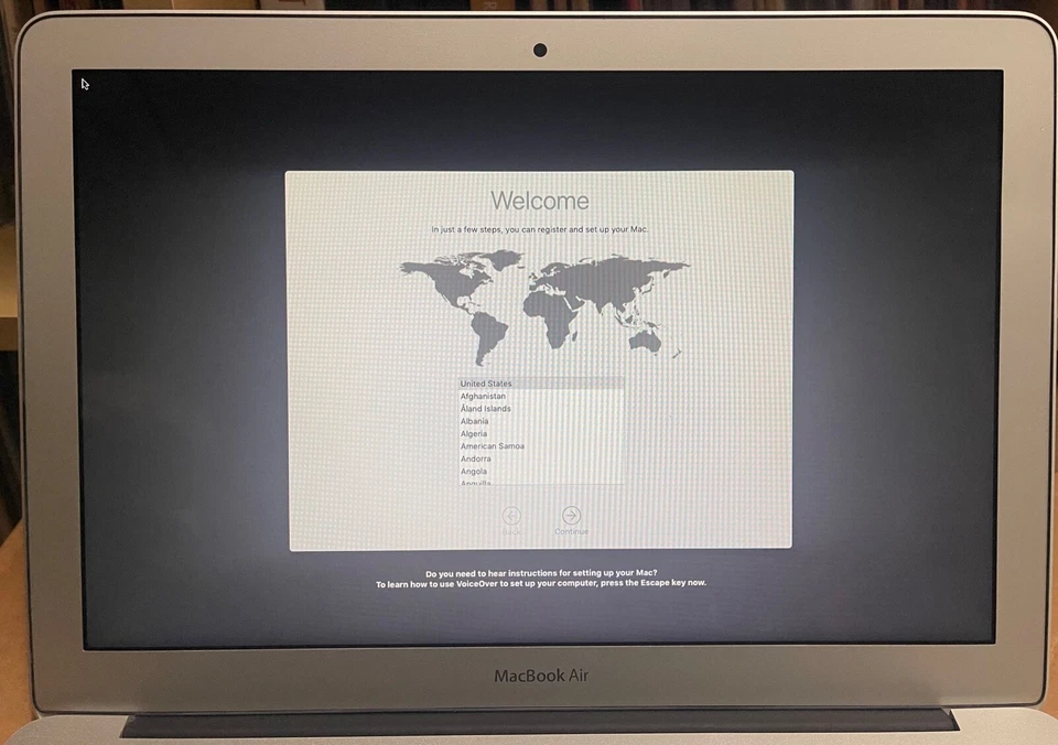 USED APPLE MacBook Air 2013 (A1466) 13" Intel 1.4 GHz Core i5 4GB RAM (READ NOTE - Image 2 of 4