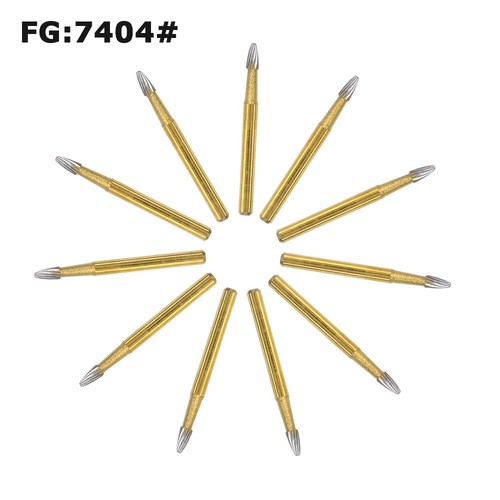 10 Pcs Dental Carbide Steel Trimming Finishing Burs Tungsten Bur FG Handpiece - Afbeelding 55 van 193