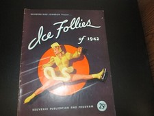 Ice Follies Of 1942 Souvenir Publication Program
