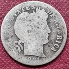 1904 S Barber Dime 10c Circulated #62028
