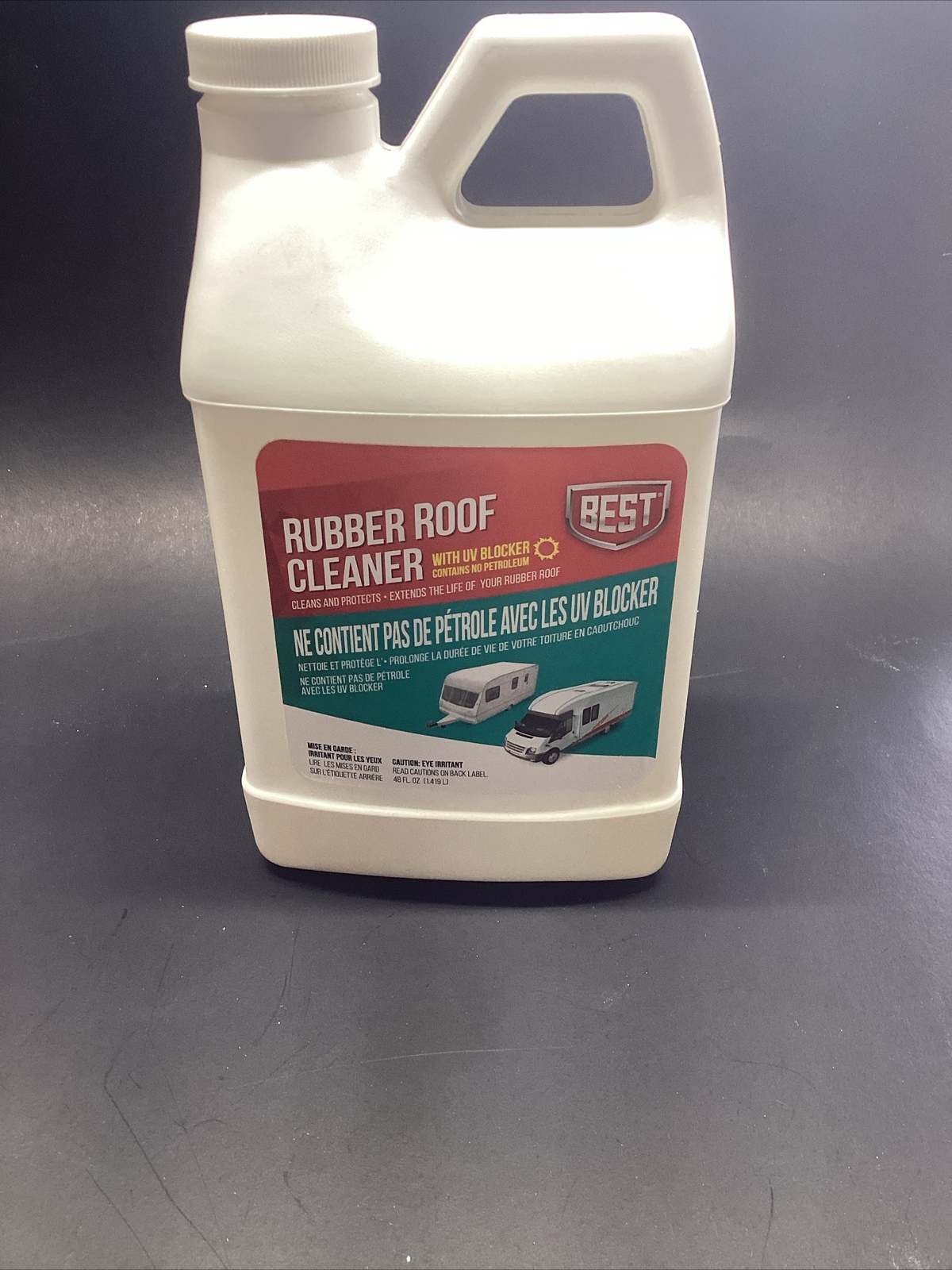Rubber Roof Cleaner Sealer Protectant UV Camper RV Travel Trailer