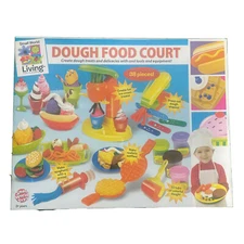 Small World Toys Living - Dough Food Court- 38 Pieces- SOLD OUT- New Sealed ￼