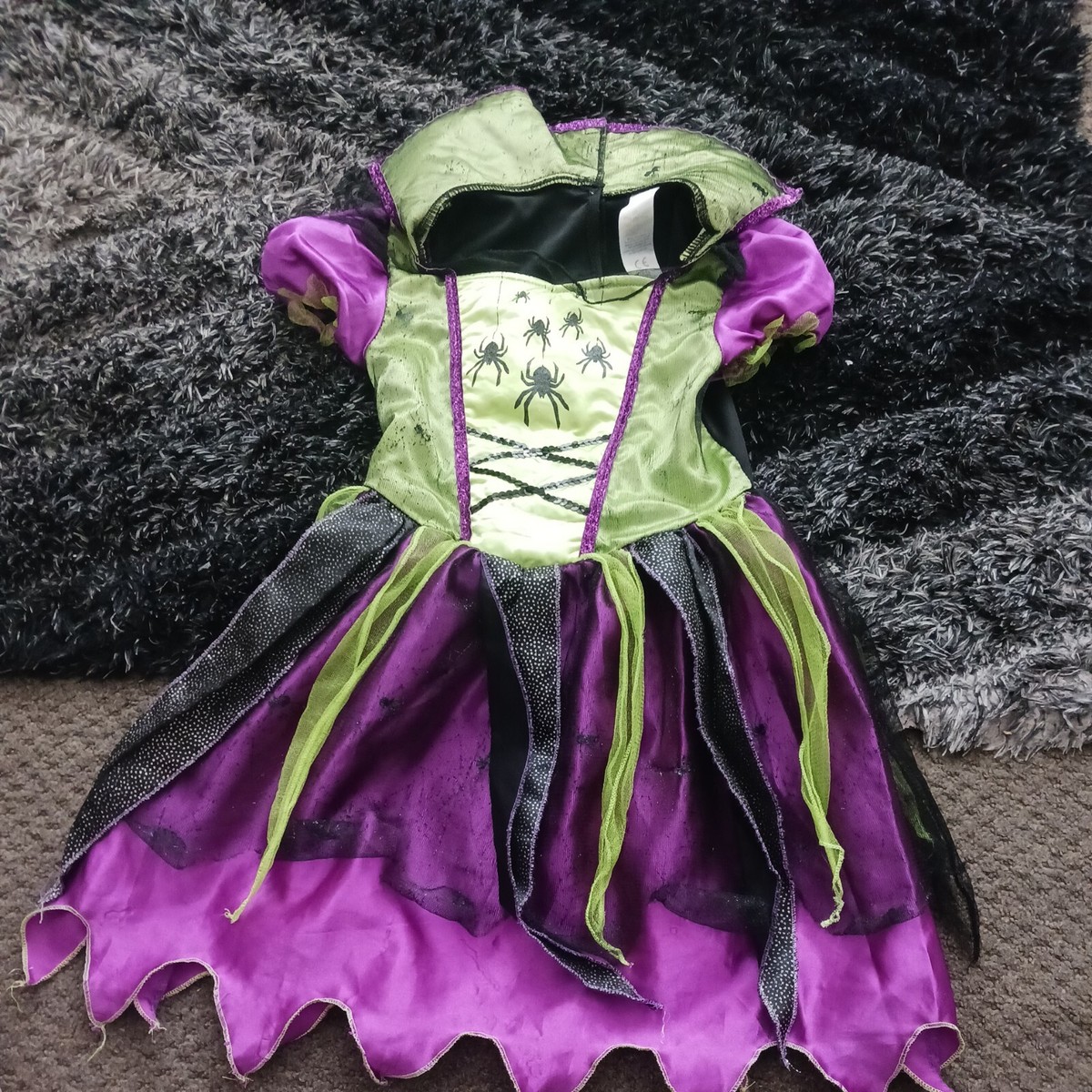Halloween Girls Spider Fancy Dress Costume Age 5-6 Years Morrisons