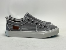 Blowfish Women's Play Sneaker - Light Gray Hipster Smoked Twill - New in Box
