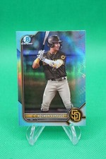 2022 Bowman Draft Base Chrome Sky Blue Refractor #BDC-161 Rosman Verdugo LPN