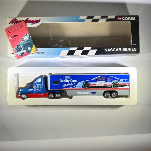 CORGI Race Image 1994 Limited Edn 1/64 #15 FORD QUALITY CARE Racing Transporter - Picture 9 of 15