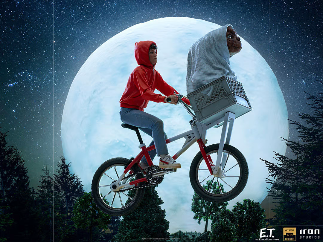 1/10 E.T. & Elliot Deluxe Art Scale Statue Iron Studios 909041 | eBay