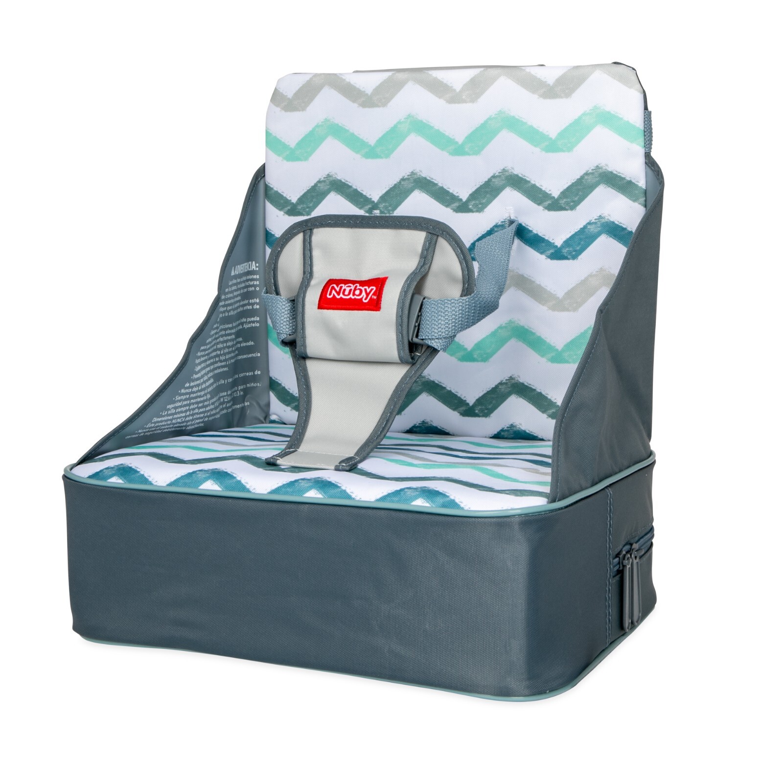 Nuby Easy Go Booster Seat - Easy to Use - Collapsible & Light weight - 9+ Months