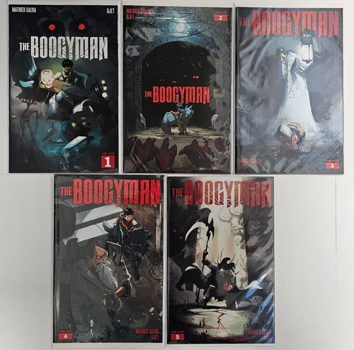 The Boogyman 1, 2, 3, 4, 5  Ablaze Comics 2022 Salvia Djet Horror lot of 5 HTF