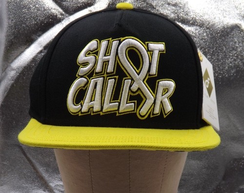 GOLD BLOODED SNAPBACK CAP HAT FLAT BILL 
