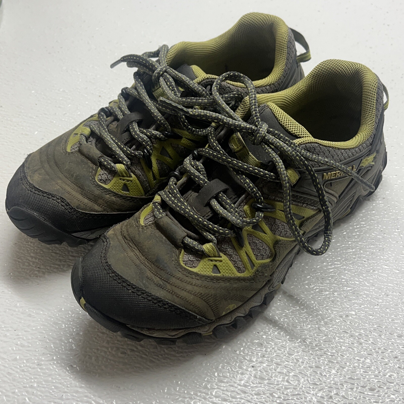 Womens Merrell All Out Blaze J24288 Charcoal/Moss Trail Hiking