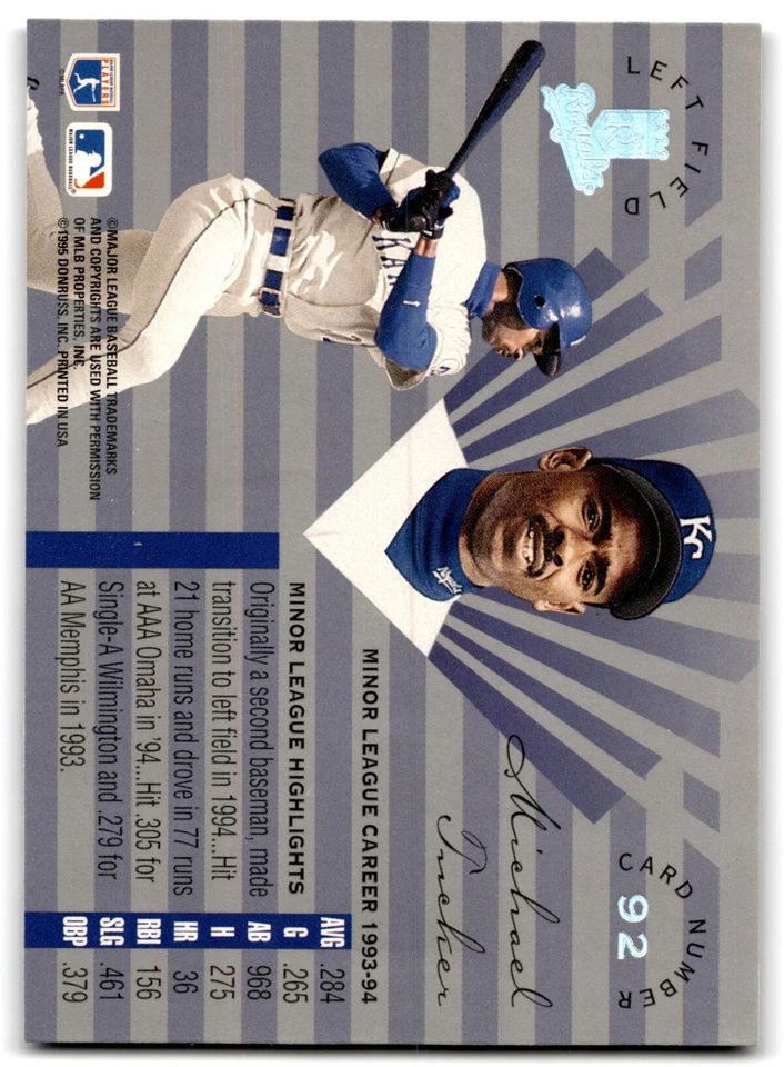 1995 LEAF LIMITED #92 MICHAEL TUCKER ROYALS - Image 2 of 2