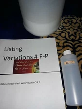 Pick A 8 Ounce Scented Body Wash Listing Variation # F-P