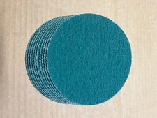 6" Premium PSA Discs 36 Grit Green Zirconia Self Stick Sanding Discs, 10-Pack!