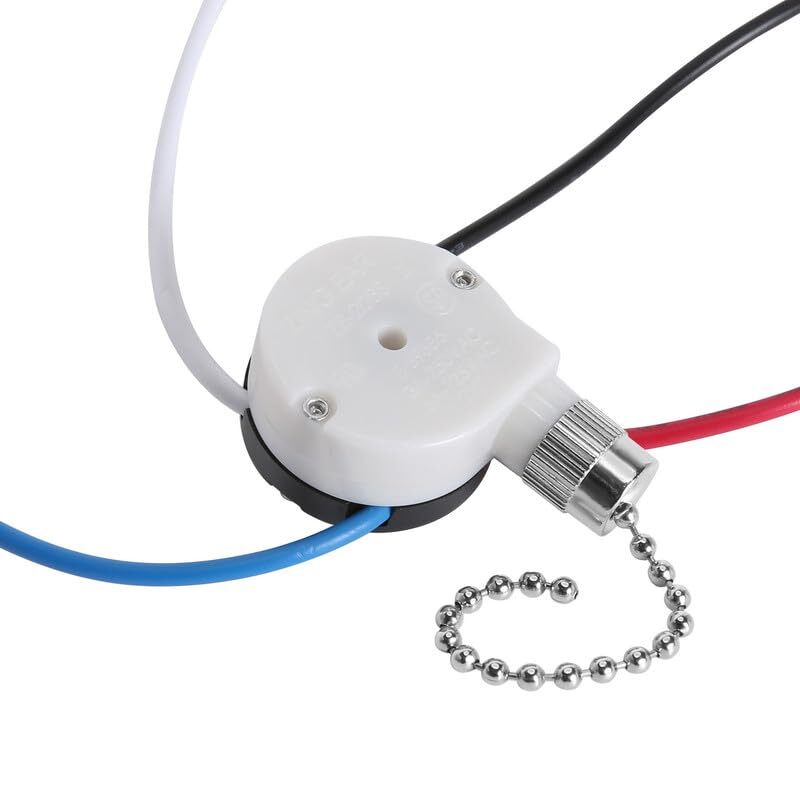 3-Speed Ceiling Fan Pull Chain Switch Zing Ear ZE208S E89885 4-Wire-image