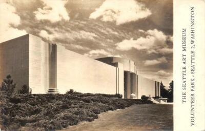 RPPC SEATTLE ART MUSEUM Volunteer Park, Seattle Art Deco c1940s Vintage Postcard | eBay