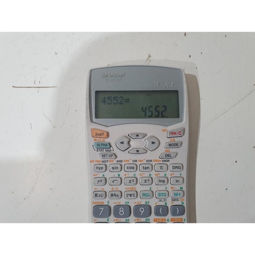 Sharp EL-531WH Advanced D.A.L. Scientific Calculator White 14-Digits LCD Display - Picture 4 of 7
