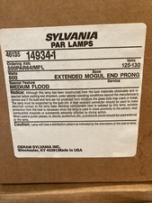 Sylvania Par 64 500W MFL 125-130v Ext Mogul 14934-1 NOS