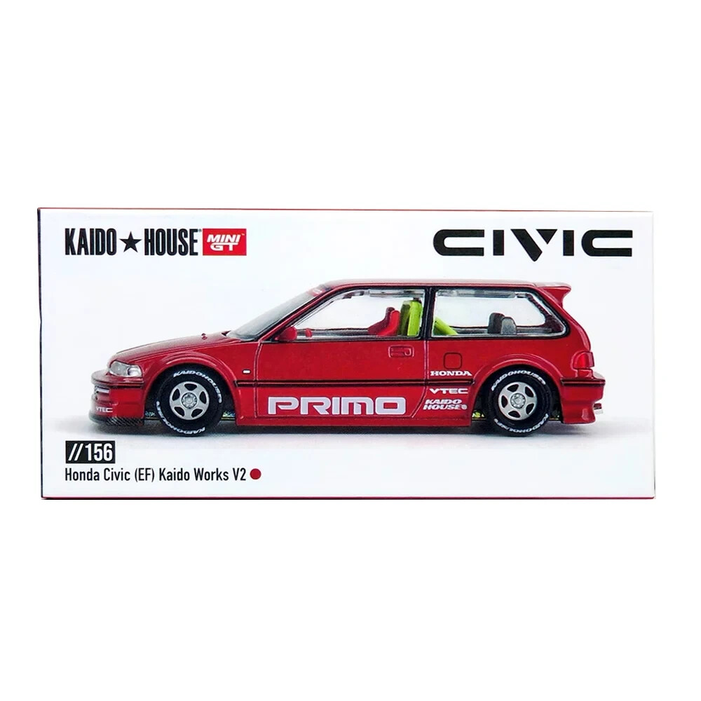 ミニカー 1/64 KAIDO HOUSE Honda CIVIC EF LTDEDN Kaido House x MINI GT 1:64 CIVIC (EF) KAIDO WORKS V1 Model