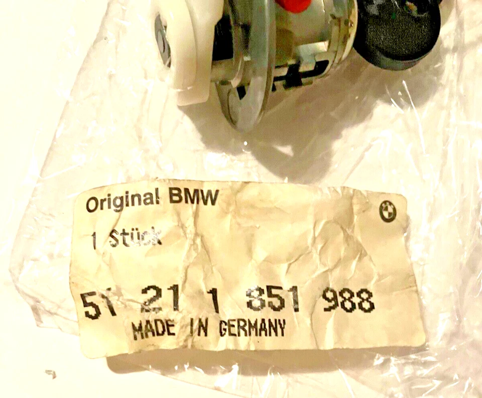 Nuevo de Lote Antiguo BMW 511 21 1 851 988 Cerradura Cilindro 2 Llaves DERECHA BMW 84-89 635CSi M6 Foto 2 de 4