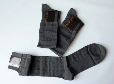 Cavalli Herren Socken Größe M passend Schuhgröße 8 - 9 - 10 Geschenk für Ihn 3 Paar Karton