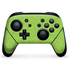 Nintendo Switch Pro Controller Skin Decal Vinyl Wrap - Dripping Cartoon Slime