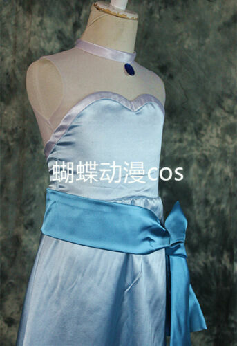 open lace back dress Tiana cosplay costume The Frog Princess Tiana Dress  Mermaidcosplay